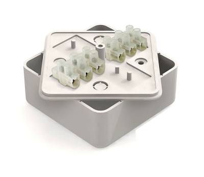 Коробка распр. GE 41212-01 75*75*20 (100) кл.кол. белая