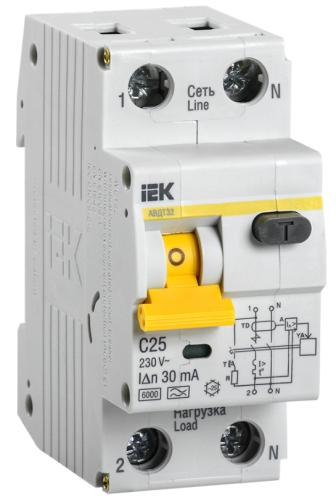 KARAT АВДТ 32 C25 30мА тип A IEK