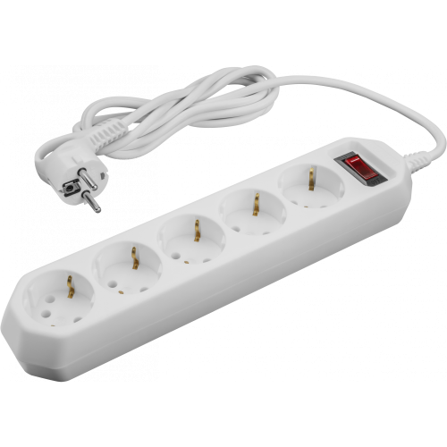 Сетевой фильтр ОНЛАЙТ OSP-05-180-ESC-3x0.75-WH 90777