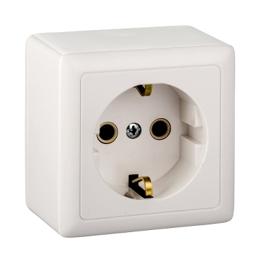 Розетка 1гн с з/к с изол.пласт.о/п 