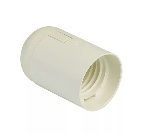 Патрон Е27 белый пластик подвесн Smartbuy 