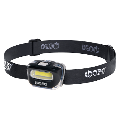 Фонарь ФАZА налобный H5-L2W  3ААА 2Вт черный 5044791