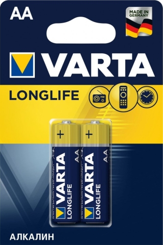 Батарейки VARTA LONGLIFE AA BL*2 (2/200)