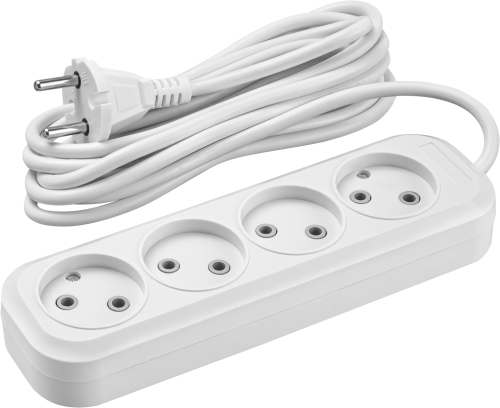 Удлинитель Онлайт 4 гн. 2 м ПВС 2х1 2200Вт (90783)