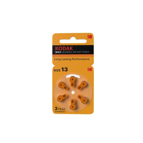 Батарейка Kodak ZA13-6BL MAX Hearing Aid (60/300)