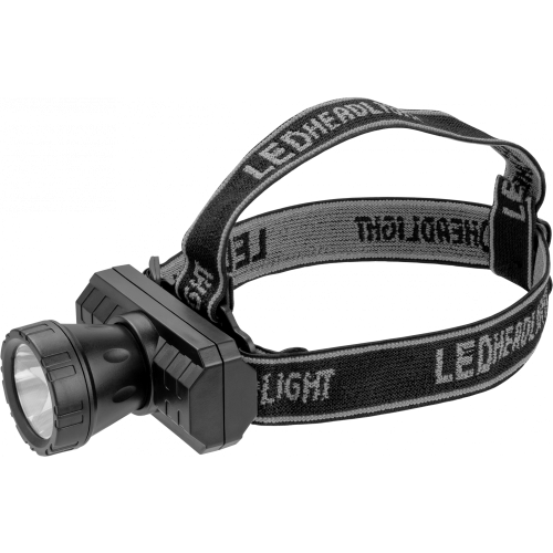 Фонарь налобный ОНЛАЙТ OPT-H04-ACCU 1COBХ3Вт, 3реж, 85лм, 3,7В li-ion 0,6А 90860