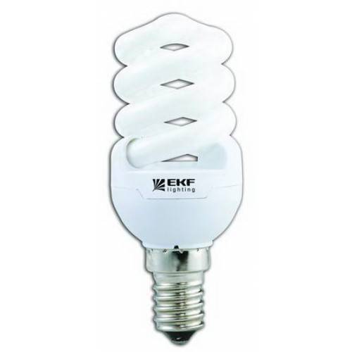 Лампа энергосберегающая HS 15W 4200K E14 EKF   10000ч (10/50)