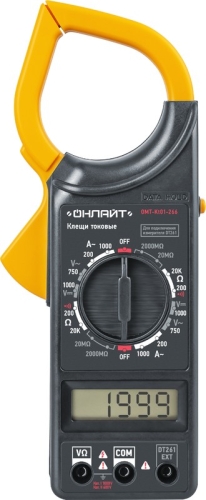 Клещи токоизмерительные OMT-Kt01-266 ОНЛАЙТ 82978