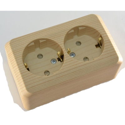 Розетка 2гн с з/к о/п 