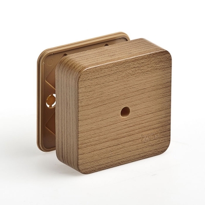 Коробка распр. RUVINIL  80*80*25 (70) 65005-08М дуб