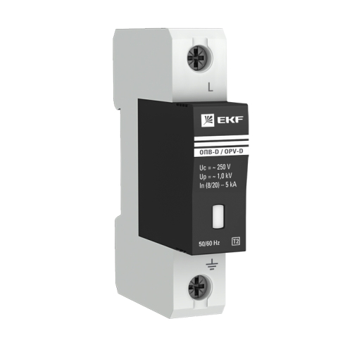 Ограничитель импульсных перенапряжений ОПВ -D/1P 230 (с сигнализацией) ЭКФ