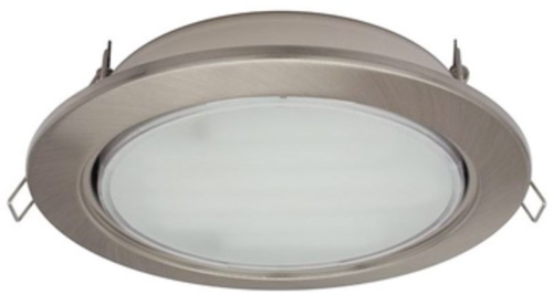 Светильник GX53 H4 сатин-хром встр.металл (10/50)