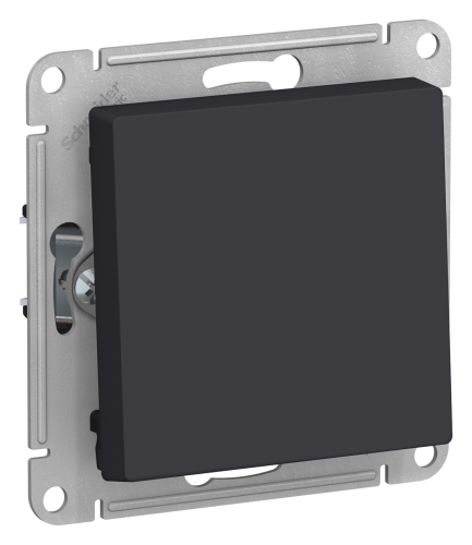 Механиз Выключатель 1-кл с/п Карбон 10А AtlasDesign (20/160) ATN001011