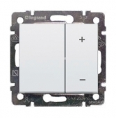 Светорегулятор 600Вт с/п кноп Valena бел  (770074)