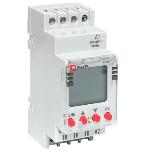 Таймер электронный астрономический ОДНОКАНАЛЬНЫЙ TM-AS-1 EKF PROxima