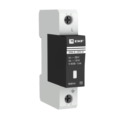 Ограничитель импульсных перенапряжений ОПВ -D/1P 230 (с сигнализацией) ЭКФ