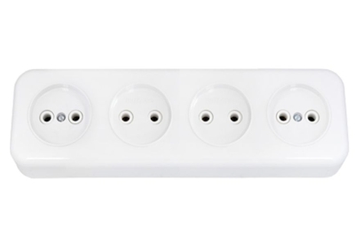 Розетка 4 ОП Минск РА 16-246 (35)