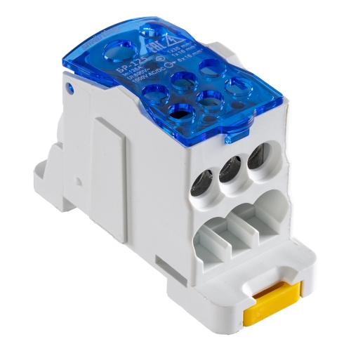 Блок распределительный (КРОСС) КБР-125А  крепеж на монтп  и DIN рейку Smartbuy