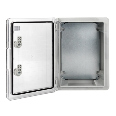 Щит пластиковый с монтажной платой прозр. дверь 400х300х170 мм IP65 EKF PROxima