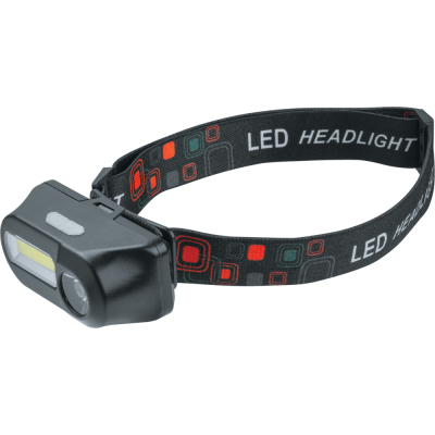 Фонарь налобный Navigator NPT-H32-ACCU налоб.1COB,5Вт+1LED  (93890)