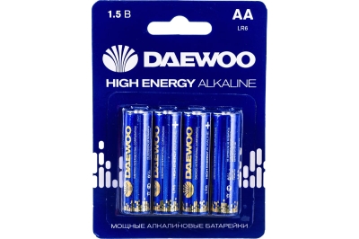 Батарейка Daewoo High Energy Alkaline LR-06 BL-4 5030329